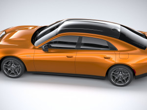 Dodge Charger Daytona 4-door 2024 3D Model