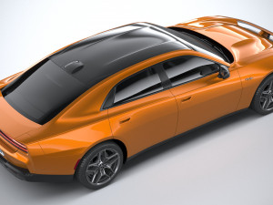 Dodge Charger Daytona 4-door 2024 3D Model