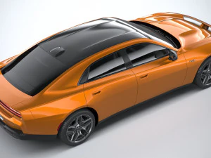 Dodge Charger Daytona 4-door 2024 3D Model