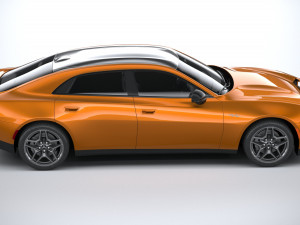Dodge Charger Daytona 4-door 2024 3D Model
