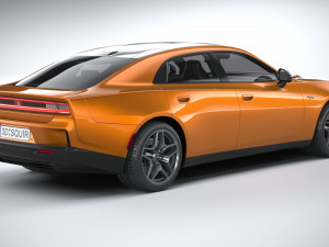 Dodge Charger Daytona 4-door 2024 3D Model