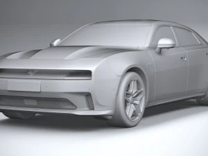 Dodge Charger Daytona 4-door 2024 3D Model