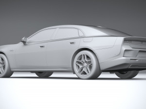 Dodge Charger Daytona 4-door 2024 3D Model