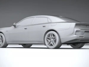 Dodge Charger Daytona 4-door 2024 3D Model