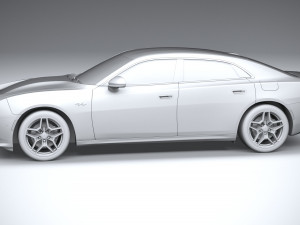Dodge Charger Daytona 4-door 2024 3D Model