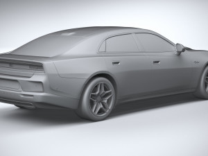 Dodge Charger Daytona 4-door 2024 3D Model