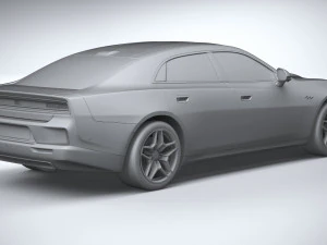 Dodge Charger Daytona 4-door 2024 3D Model