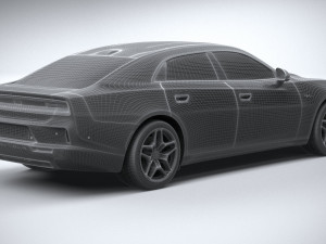 Dodge Charger Daytona 4-door 2024 3D Model