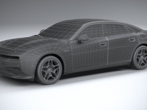 Dodge Charger Daytona 4-door 2024 3D Model
