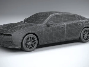 Dodge Charger Daytona 4-door 2024 3D Model