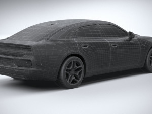 Dodge Charger Daytona 4-door 2024 3D Model