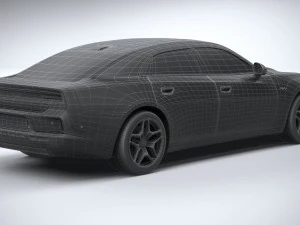 Dodge Charger Daytona 4-door 2024 3D Model