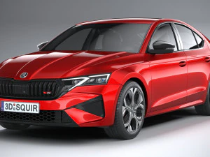 Skoda Octavia RS 2025 3D Model