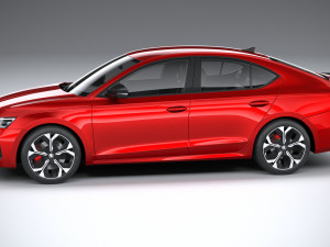 Skoda Octavia RS 2025 3D Model