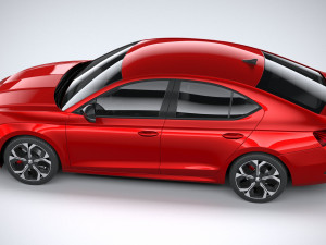 Skoda Octavia RS 2025 3D Model