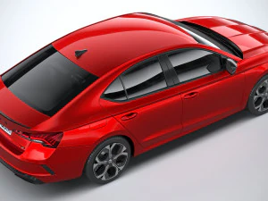 Skoda Octavia RS 2025 3D Model