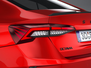 Skoda Octavia RS 2025 3D Model