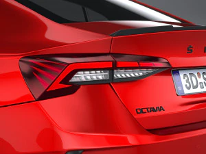 Skoda Octavia RS 2025 3D Model