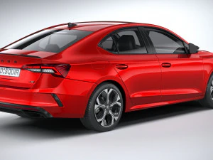Skoda Octavia RS 2025 3D Model