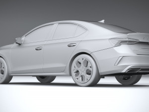 Skoda Octavia RS 2025 3D Model