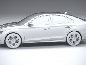 Skoda Octavia RS 2025 3D Model