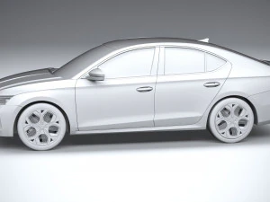 Skoda Octavia RS 2025 3D Model