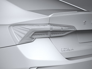 Skoda Octavia RS 2025 3D Model