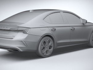 Skoda Octavia RS 2025 3D Model
