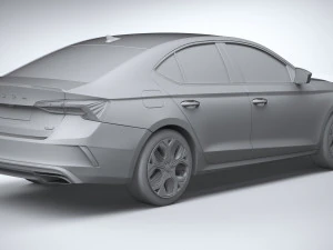 Skoda Octavia RS 2025 3D Model