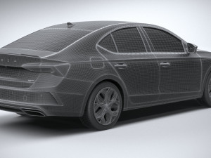 Skoda Octavia RS 2025 3D Model
