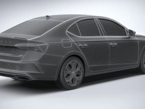 Skoda Octavia RS 2025 3D Model