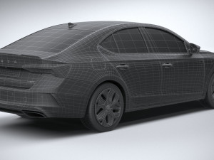 Skoda Octavia RS 2025 3D Model