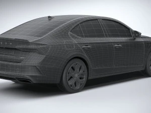 Skoda Octavia RS 2025 3D Model