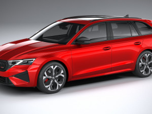 Skoda Octavia RS Combi 2025 3D Model