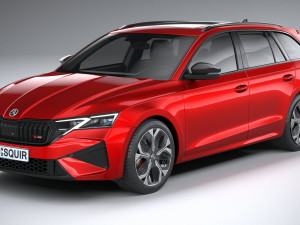 Skoda Octavia RS Combi 2025 Model 3D