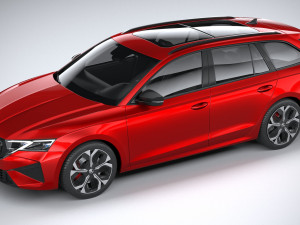 Skoda Octavia RS Combi 2025 Model 3D