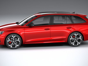 Skoda Octavia RS Combi 2025 Model 3D