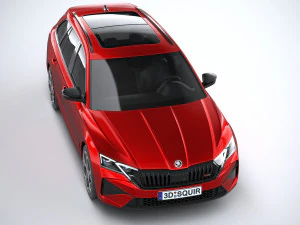 Skoda Octavia RS Combi 2025 Modello 3D