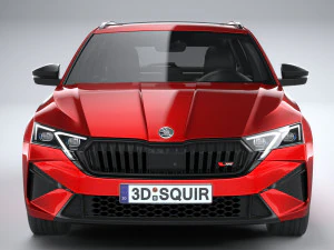 Skoda Octavia RS Combi 2025 Modello 3D
