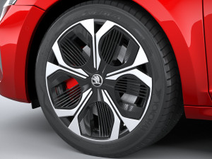 Skoda Octavia RS Combi 2025 Model 3D