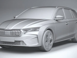 Skoda Octavia RS Combi 2025 Modello 3D