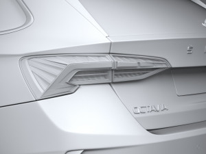 Skoda Octavia RS Combi 2025 Model 3D