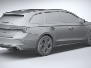 Skoda Octavia RS Combi 2025 Model 3D