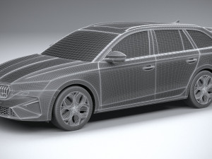 Skoda Octavia RS Combi 2025 Model 3D