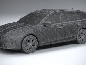 Skoda Octavia RS Combi 2025 Model 3D
