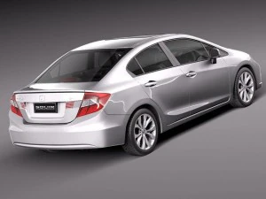Honda Civic Sport Sedan 2012 3D Model