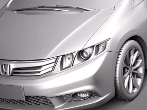 Honda Civic Sport Sedan 2012 3D Model