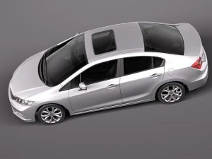 Honda Civic Sport Sedan 2012 3D Model