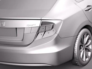Honda Civic Sport Sedan 2012 3D Model