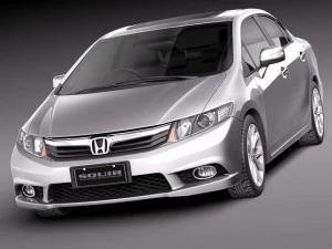 Honda Civic Sport Sedan 2012 3D Model